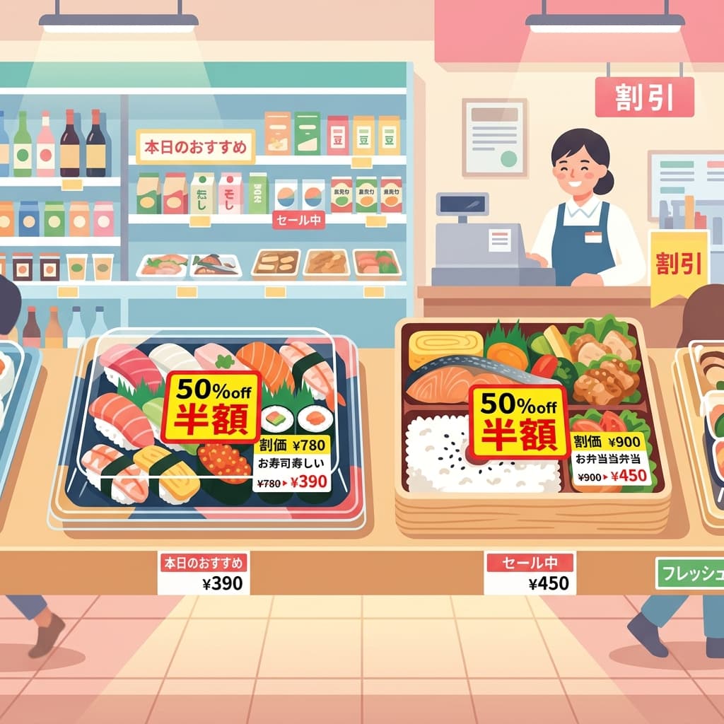 Japan Supermarket & Conbini Late-Night Discounts