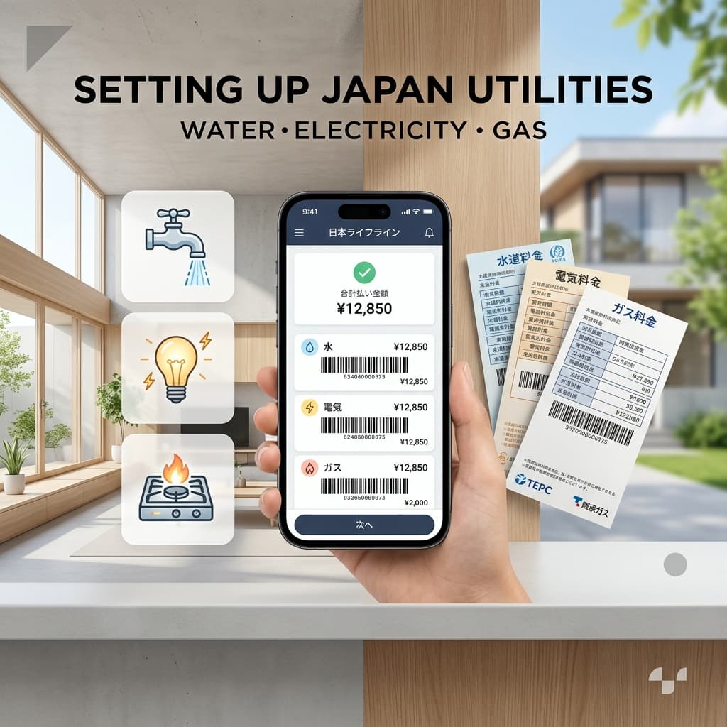 Setting Up Utilities in Japan: Gas, Water, Electricity