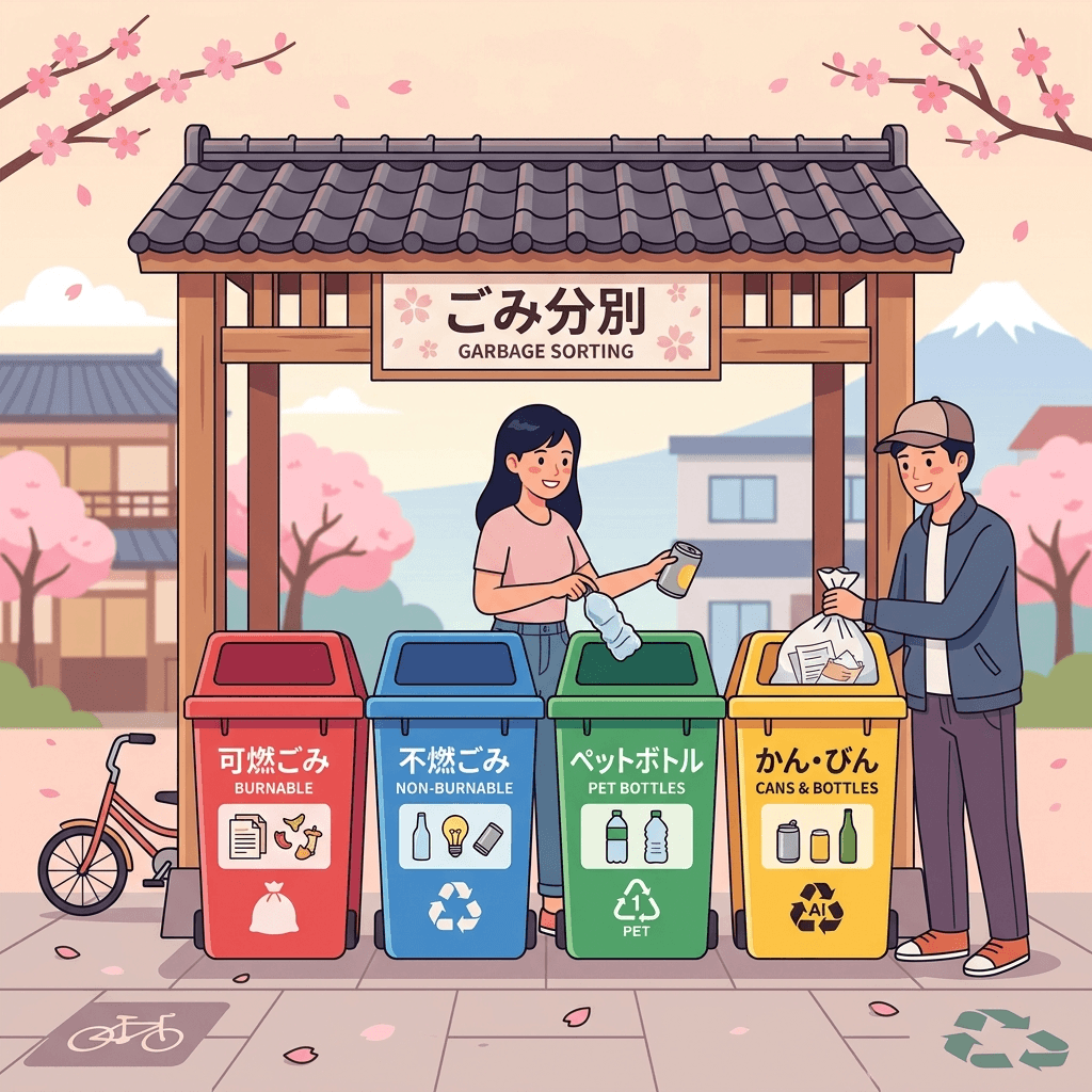 Japonya Çöp Ayrıştırma ve Atık Rehberi